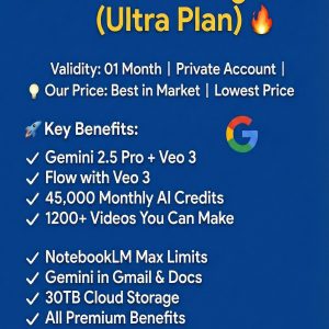 VEO 3 – Google AI (Ultra Plan)