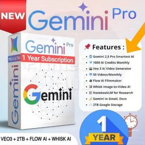 Gemini AI Pro – 1 Year Subscription