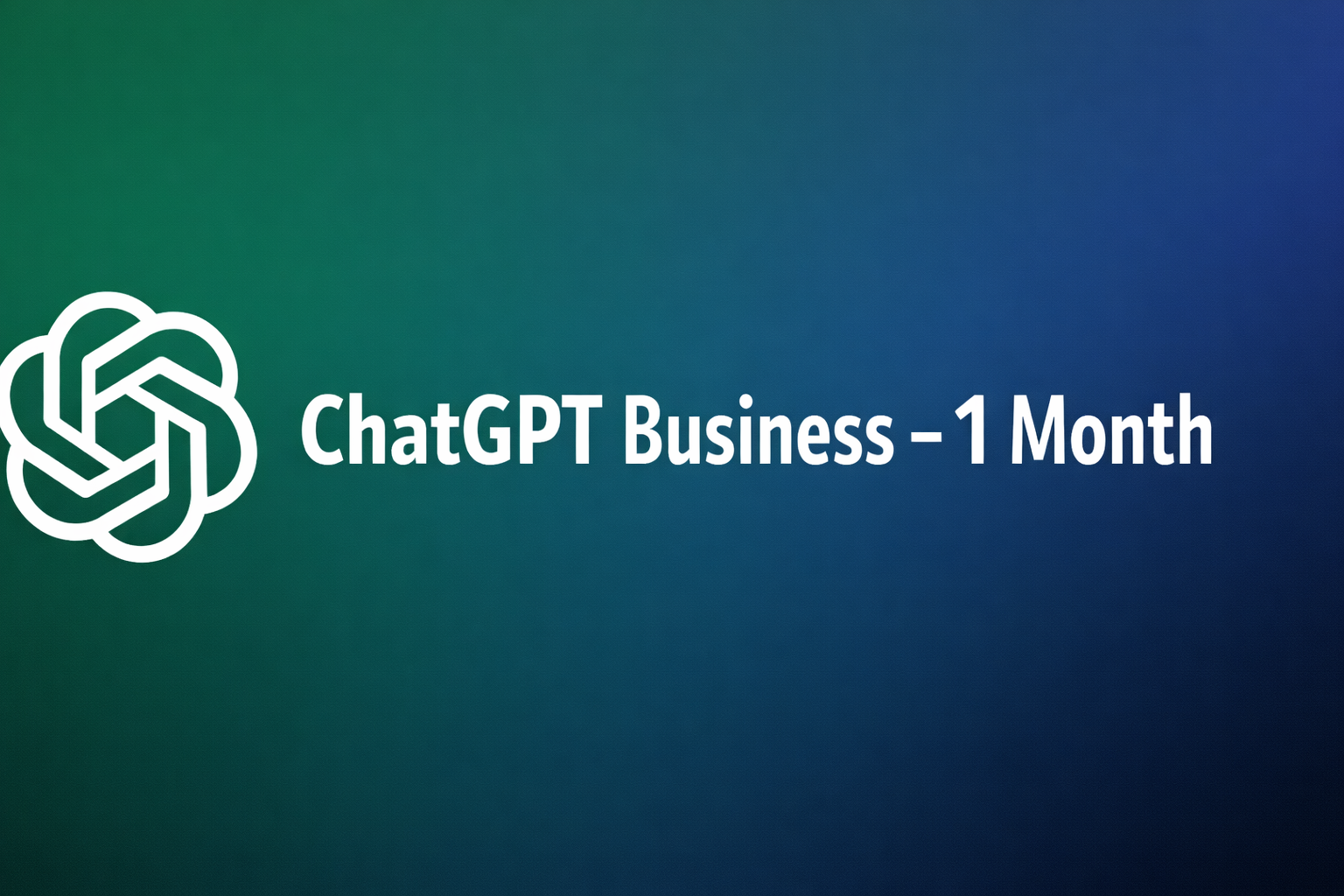 ChatGPT Business – 1 Month Access