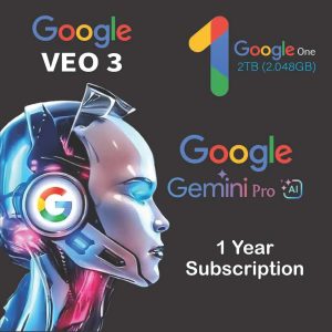 Gemini AI Pro – 1 Year Subscription (Student Plan)